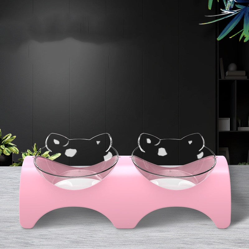 Cat Double Bowl