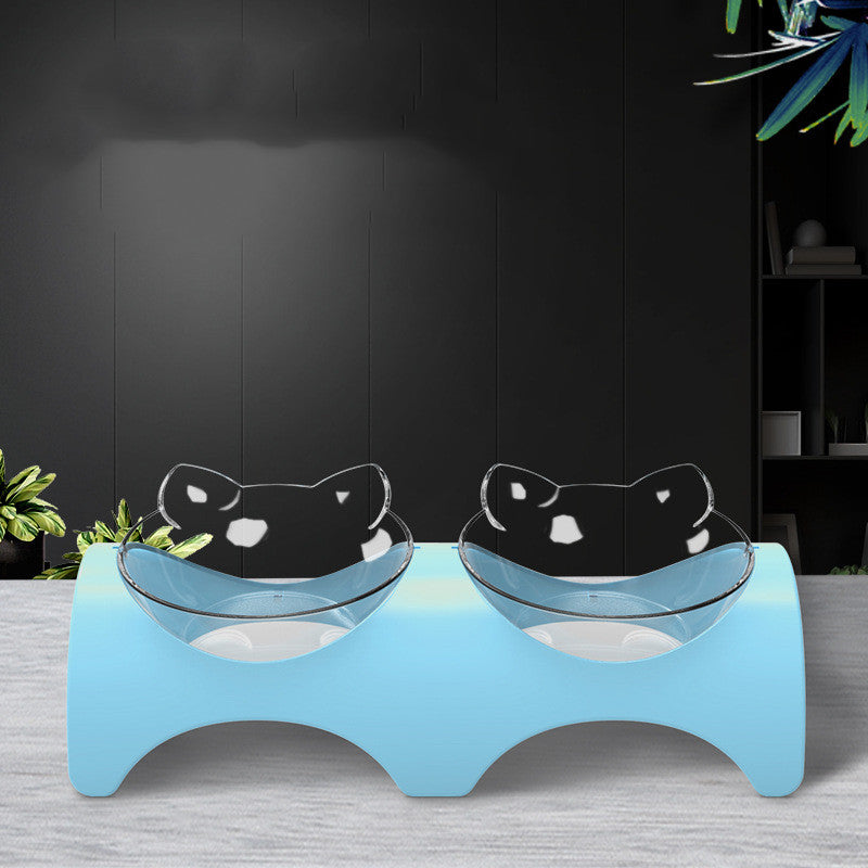 Cat Double Bowl