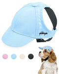 Dog Hat for Small Dogs and Medium Dogs Girl Boy Hats for Dogs Adjustable Dog Bucket Hat Puppy Sun Hat Spring Summer Pet Baseball Cap Doggy Visor (Blue Small(3-15lbs))